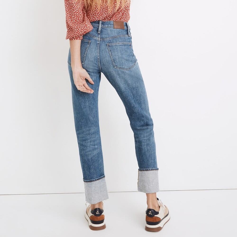 Madewell Classic Straight Jeans in Cristoforo Wash: Selvedge Edition Women’s 24 - Picture 3 of 12